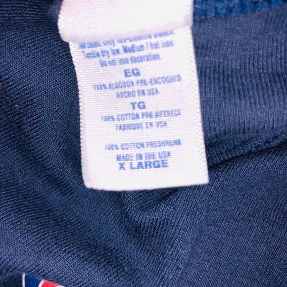 Vintage Y2K Richard Petty Blue Babydoll T-Shirt Richard Petty Nascar Racing USA - Picture 8 of 8